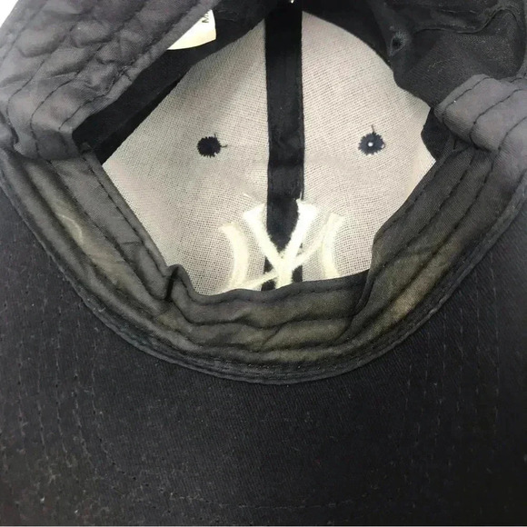 YANKEES HESS COTTON BASEBALL CAP HOOK AND LOOP CLOSURE HAT - Picture 10 of 11